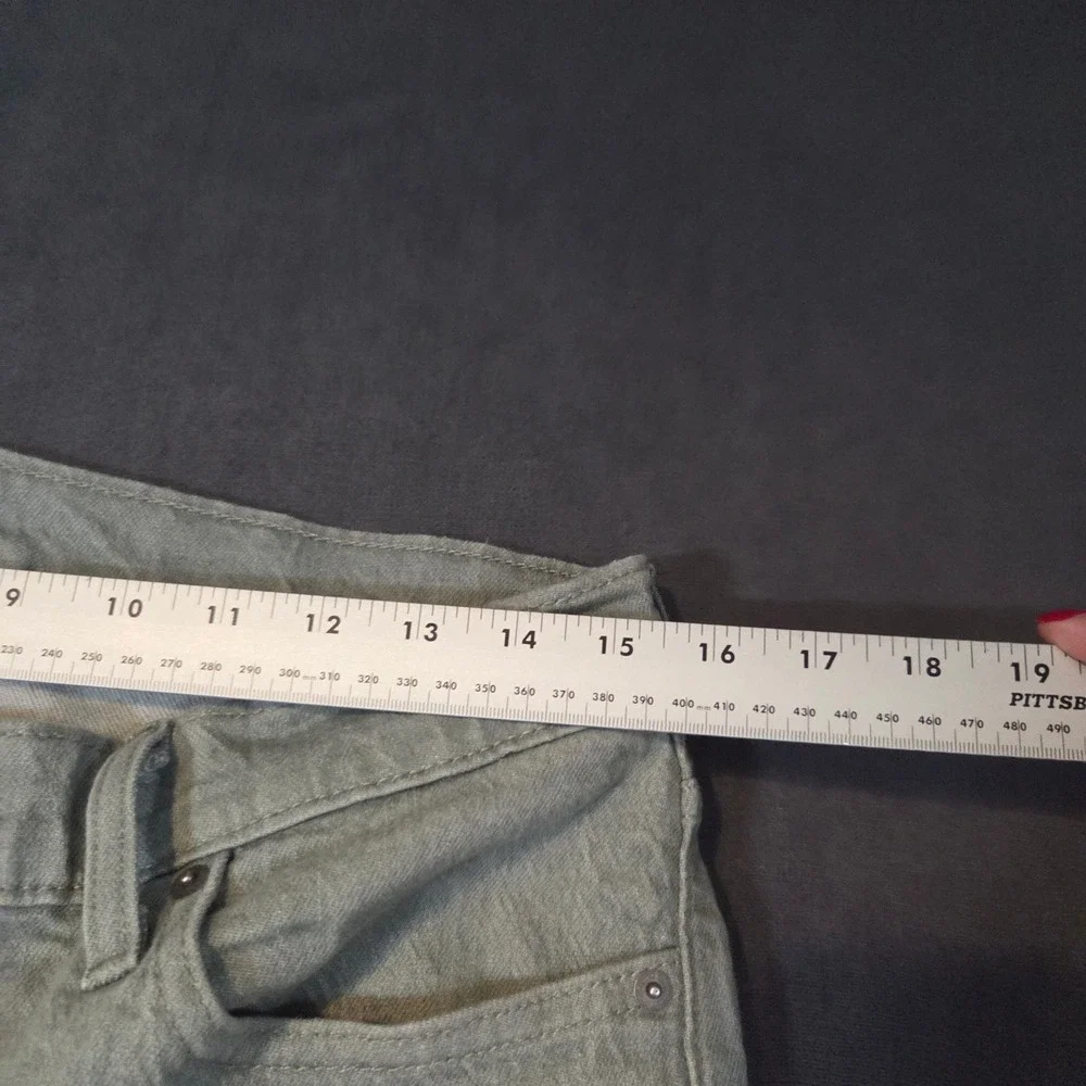 Levi's 512 Slim Taper Jeans Mens 32x34 Sage Green Denim Pants 28833-0614